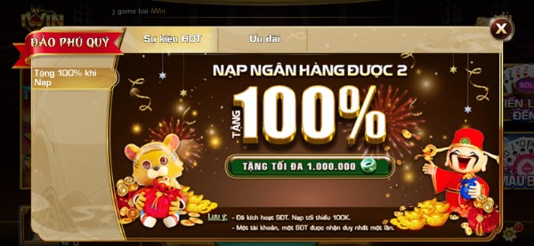 5 khuyen mai tot nhat tai iwin club 2022